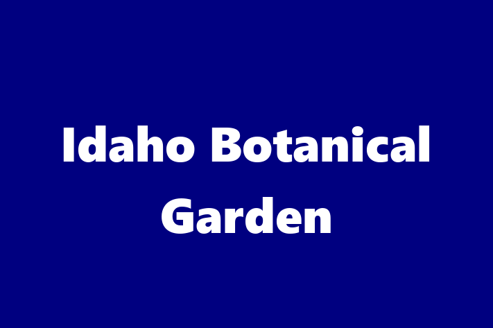 Human Resource Management Idaho Botanical Garden