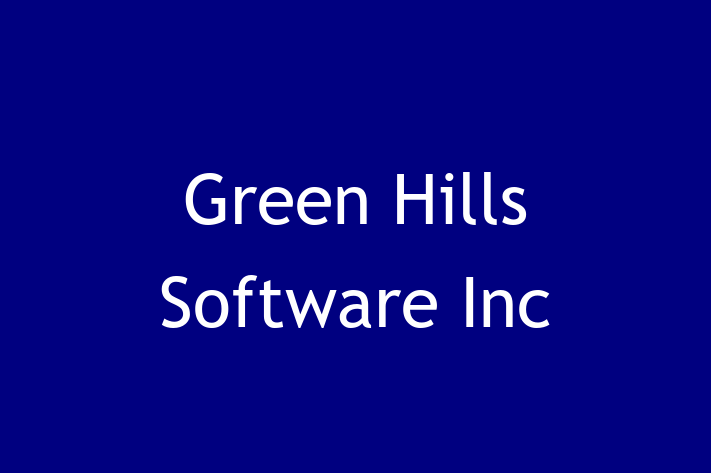 Software Solutions Provider Green Hills Software Inc