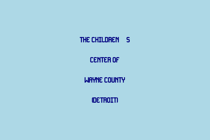 Employee Relations The Childrens Center of Wayne County Detroit