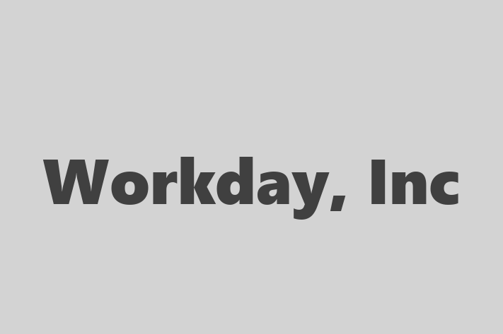 Tech Solutions Company Workday Inc