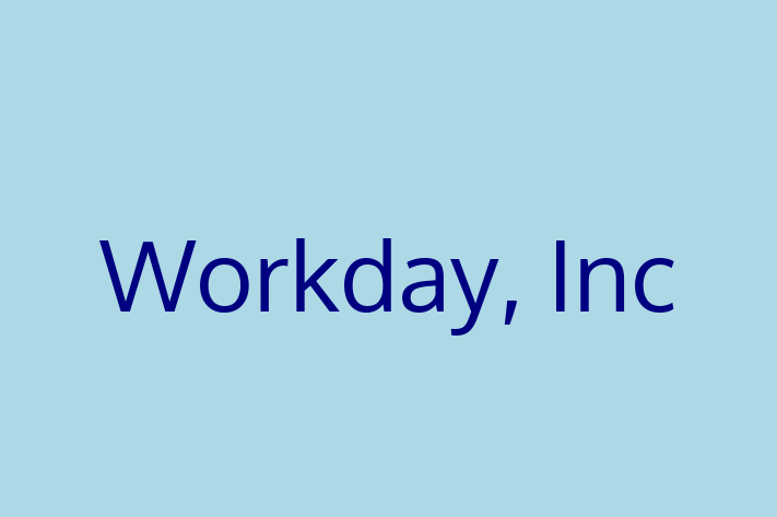 Software Firm Workday Inc