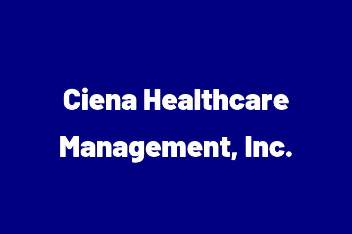 People Management Ciena Healthcare Management Inc.