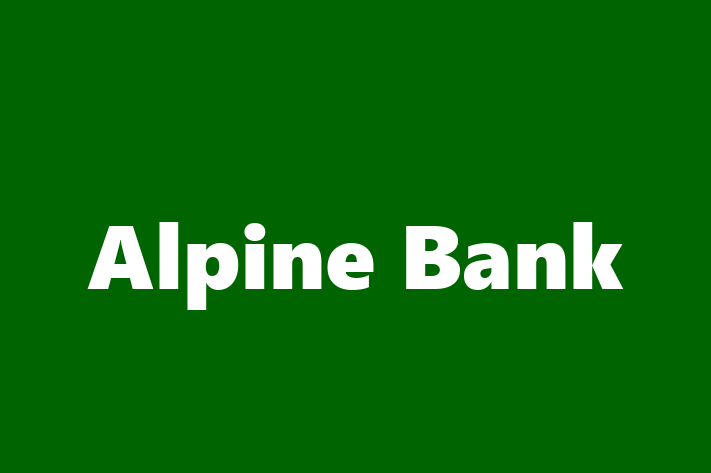 Human Capital Management Alpine Bank