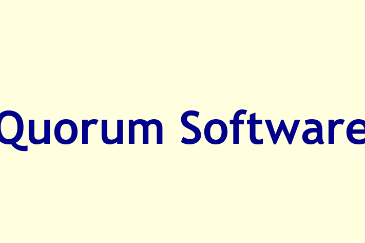 Human Capital Management Quorum Software