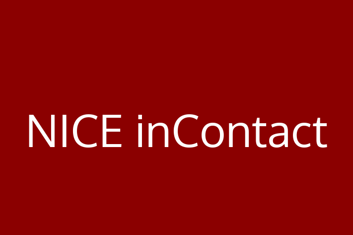 Tech Solutions Company NICE inContact