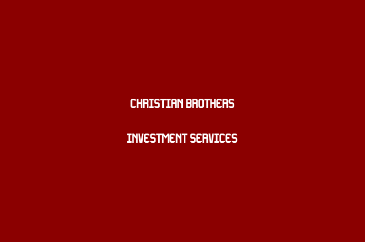 Human Resource Management Christian Brothers Investment Services