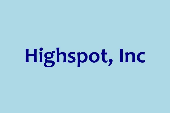 Tech Solutions Company Highspot Inc