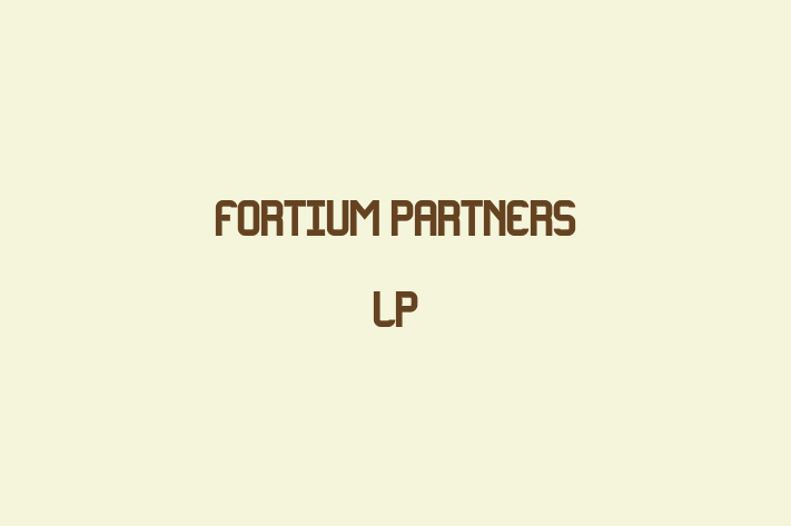 IT Company Fortium Partners LP