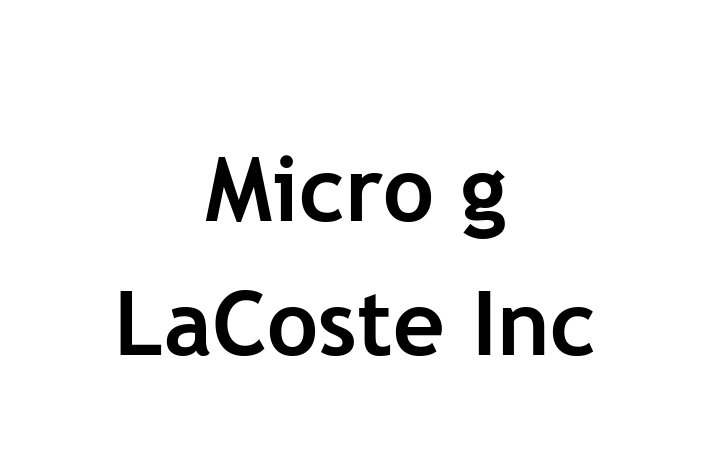 Software Engineering Company Micro g LaCoste Inc