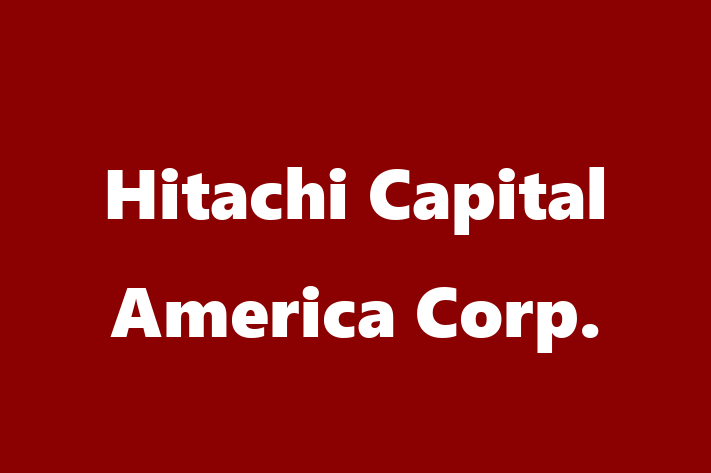 Software Firm Hitachi Capital America Corp.