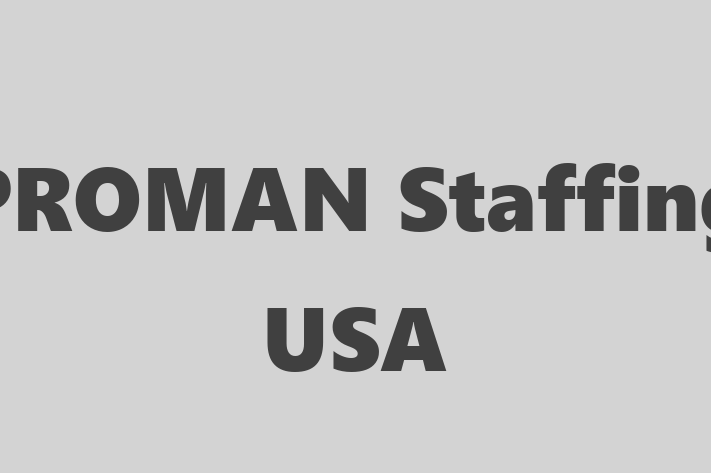 Staff Management PROMAN Staffing USA