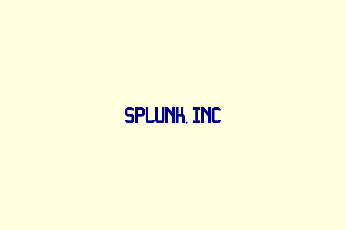 Tech Solutions Company Splunk Inc