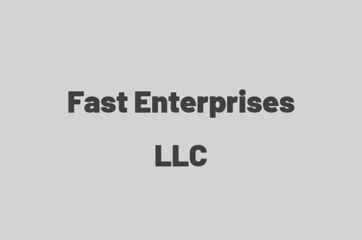 Software Solutions Provider Fast Enterprises LLC