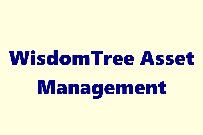 Human Resource Management WisdomTree Asset Management