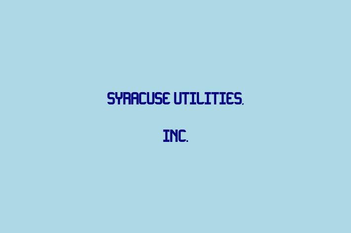 Human Capital Management Syracuse Utilities Inc.