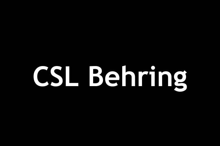 Staff Management CSL Behring