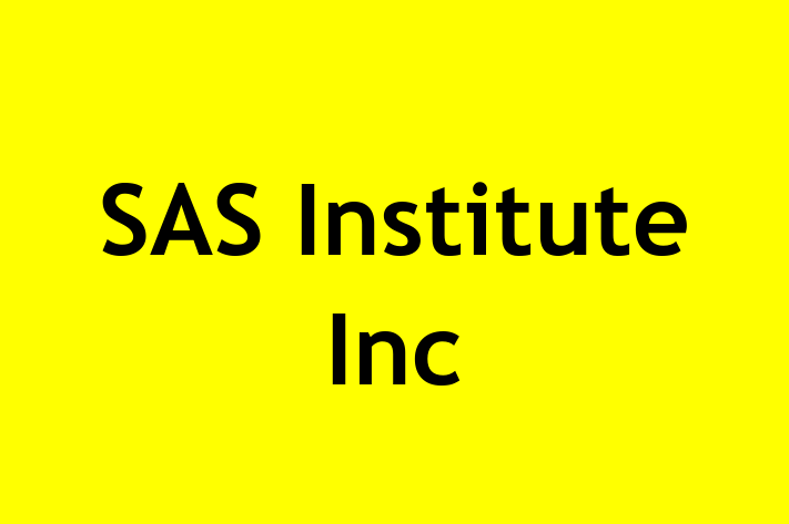 Technology Solutions Firm SAS Institute Inc