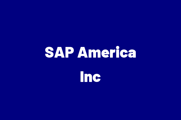 Software House SAP America Inc