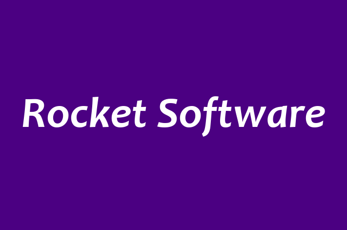 Software Engineering Company Rocket Software