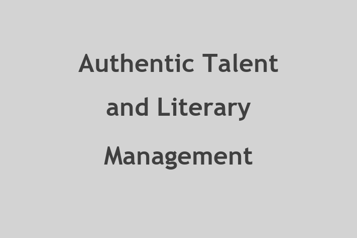 Human Capital Management Authentic Talent and Literary Management