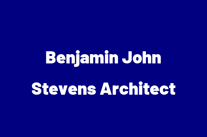 Construction architect Benjamin John Stevens Architect