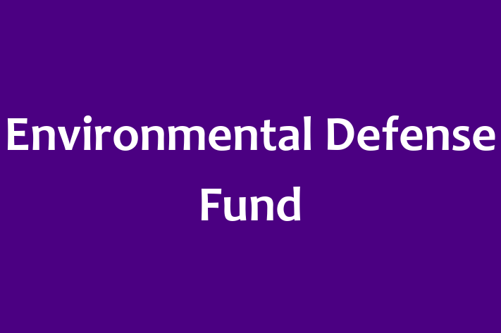 Application Development Company Environmental Defense Fund