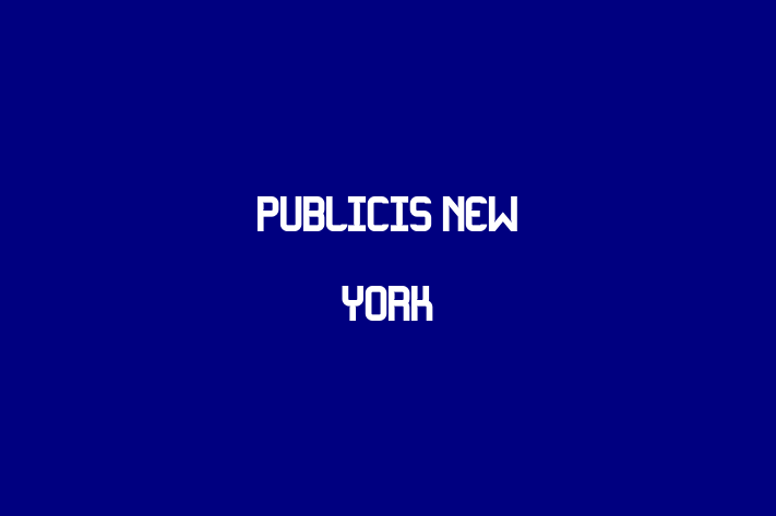 Software Development Firm Publicis New York