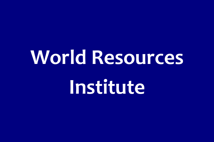 HR Administration World Resources Institute