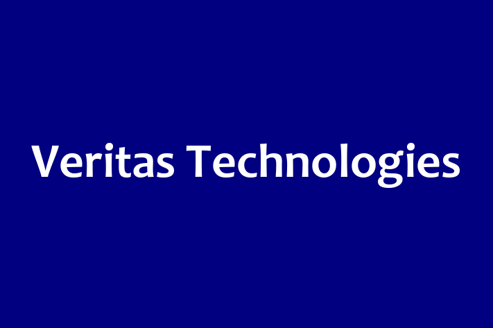 Tech Solutions Company Veritas Technologies