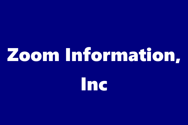 Software Development Company Zoom Information Inc