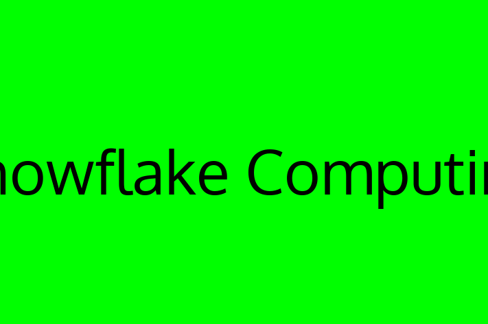 Tech Firm Snowflake Computing