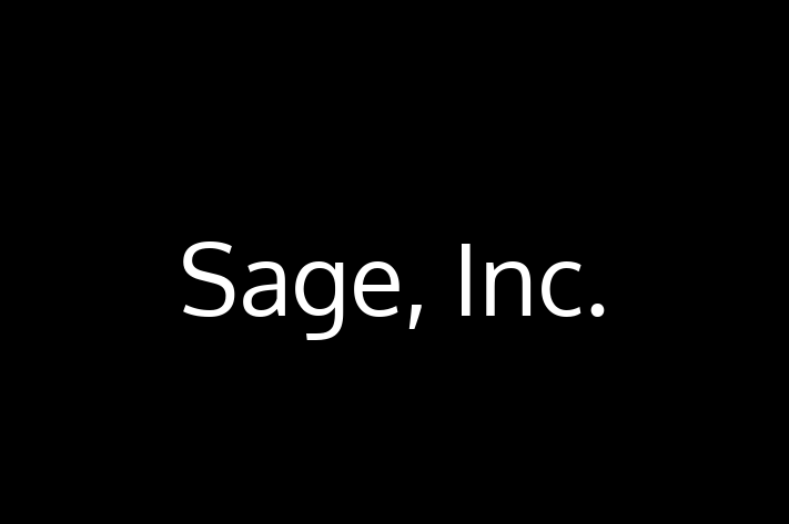 Software Solutions Provider Sage Inc.