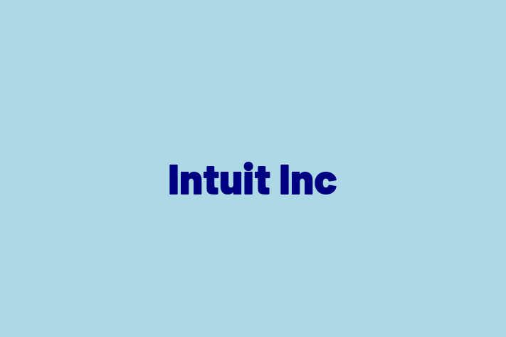 Technology Solutions Firm Intuit Inc