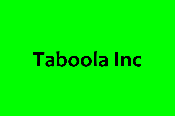 Digital Solutions Provider Taboola Inc