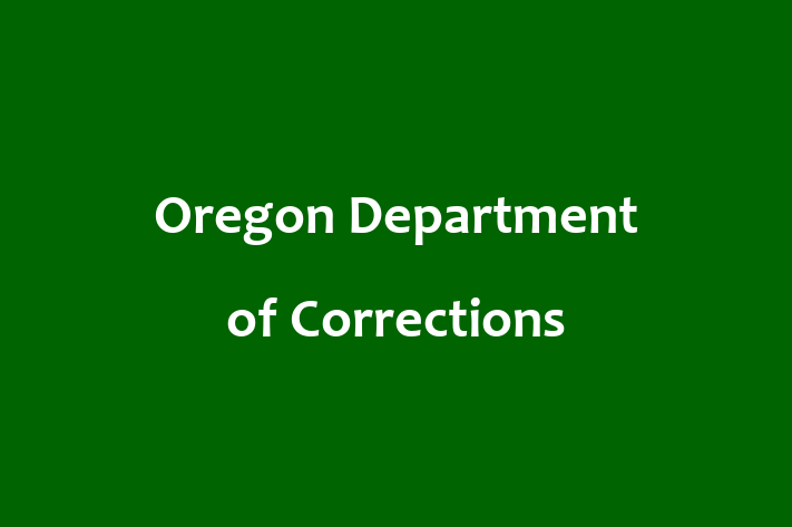 People Management Oregon Department of Corrections