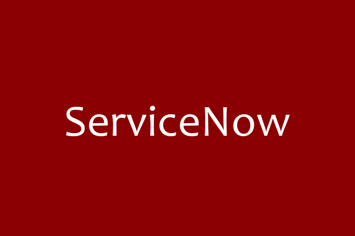 Tech Firm ServiceNow