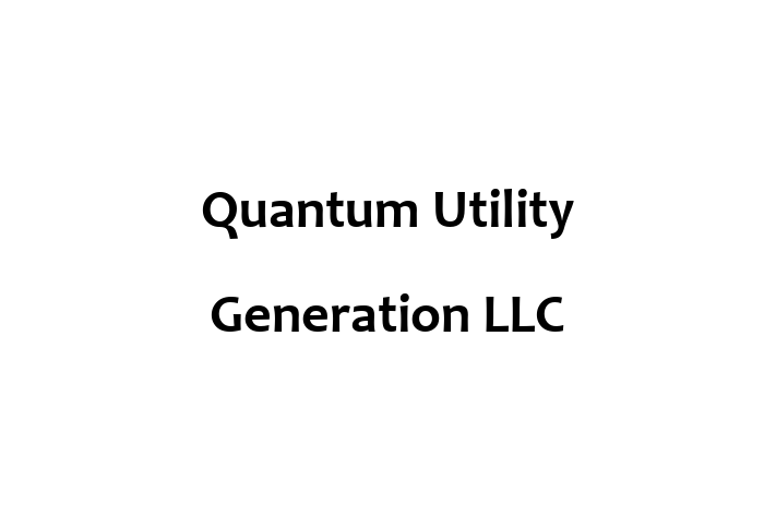 Software Development Firm Quantum Utility Generation LLC