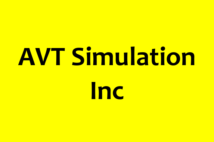 Technology Company AVT Simulation Inc