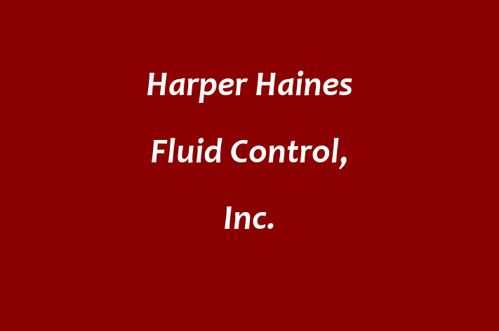 Software Services Company Harper Haines Fluid Control Inc.