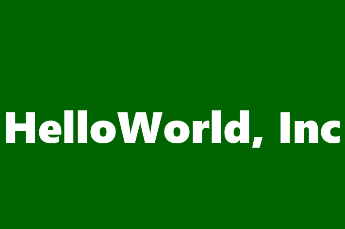 Software Firm HelloWorld Inc