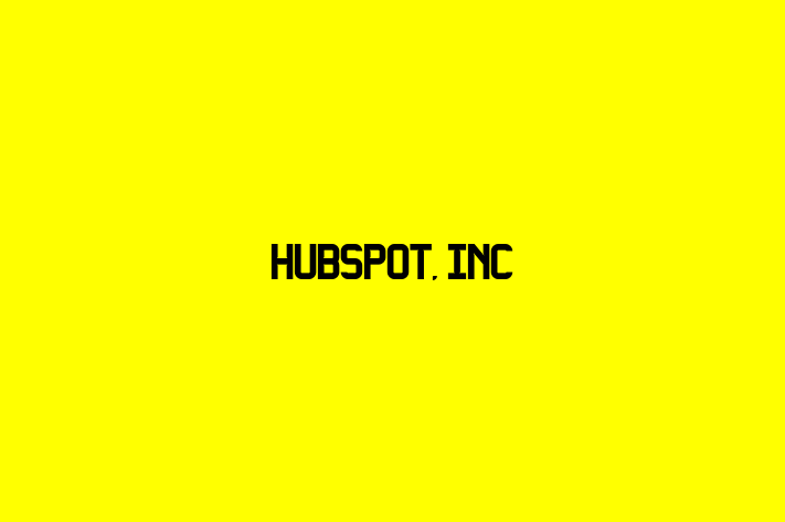 Software Consultancy HubSpot Inc