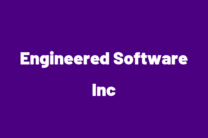 Technology Company Engineered Software Inc