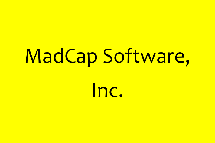 Software Firm MadCap Software Inc.