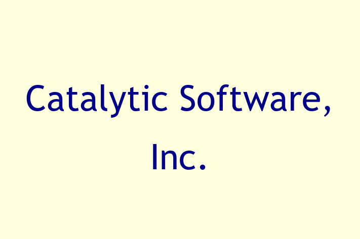 Tech Firm Catalytic Software Inc.