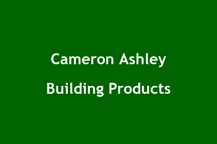 People Management Cameron Ashley Building Products