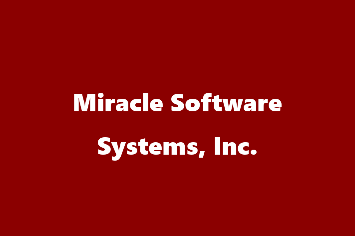 Technology Company Miracle Software Systems Inc.