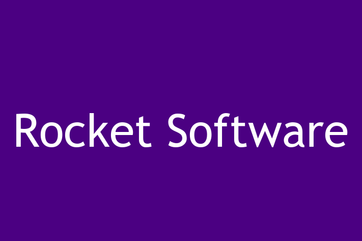 Software Solutions Provider Rocket Software