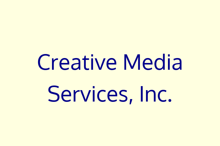 Software Solutions Provider Creative Media Services Inc.