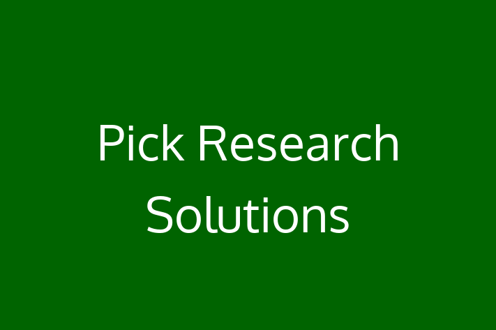 Application Development Company Pick Research Solutions