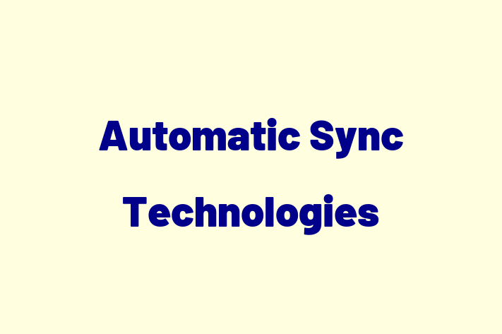 Software Solutions Provider Automatic Sync Technologies